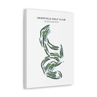 Deerfield Golf Club, Mississippi - Printed Golf Courses