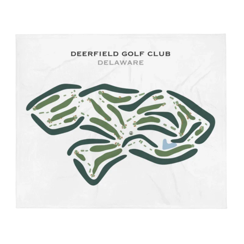 Deerfield Golf Club, Delaware - Printed Golf Courses