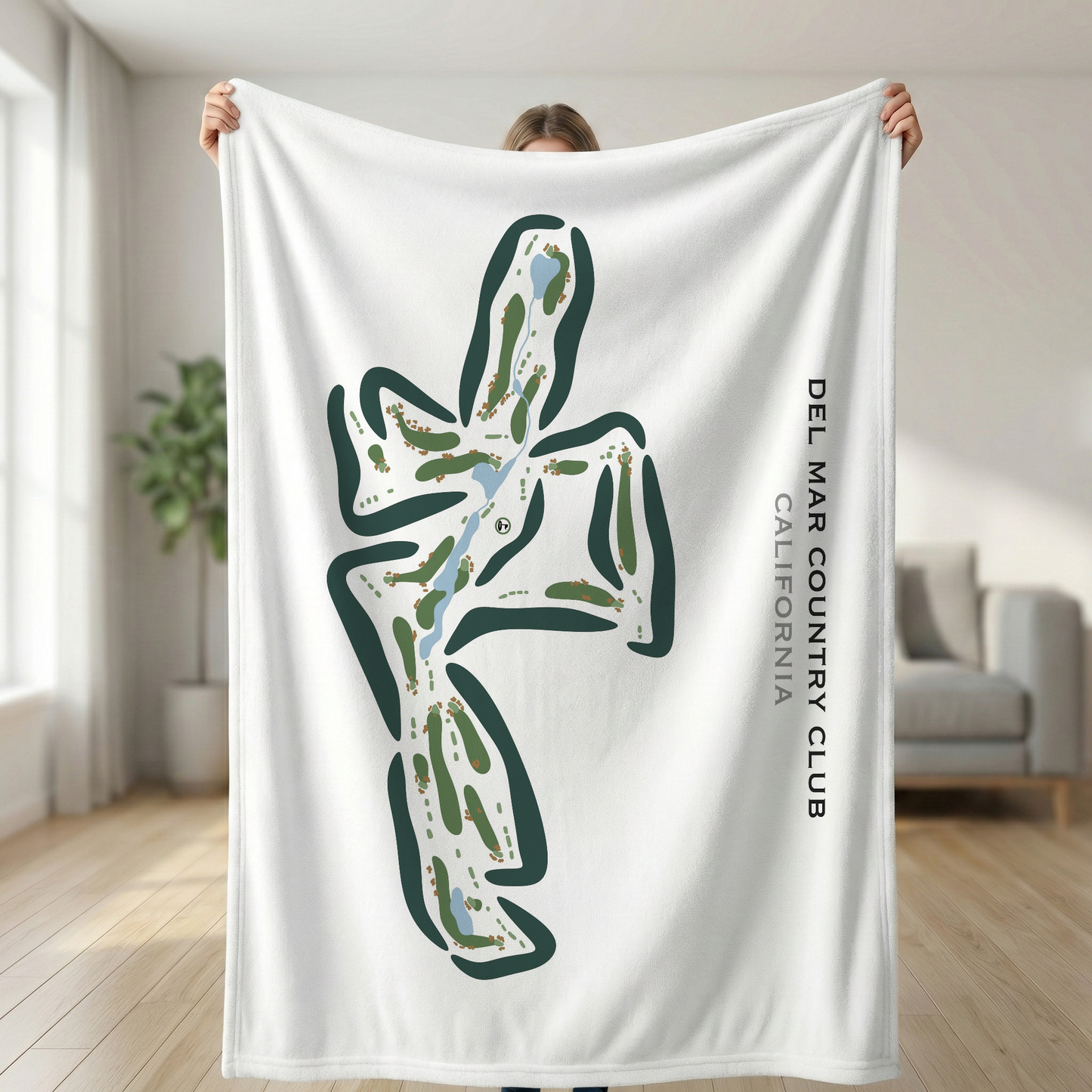 Del Mar Country Club, California - Printed Golf Courses