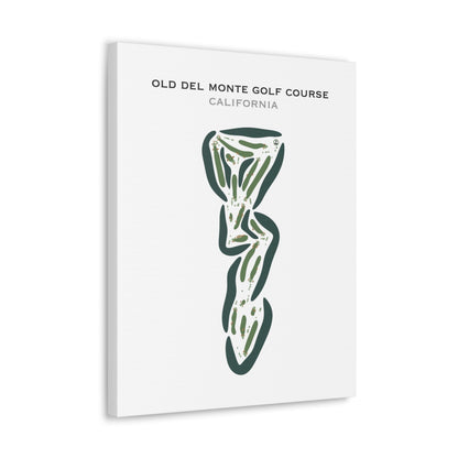 Old Del Monte Golf Course, California - Printed Golf Courses