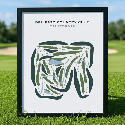 Del Paso Country Club, California - Printed Golf Courses
