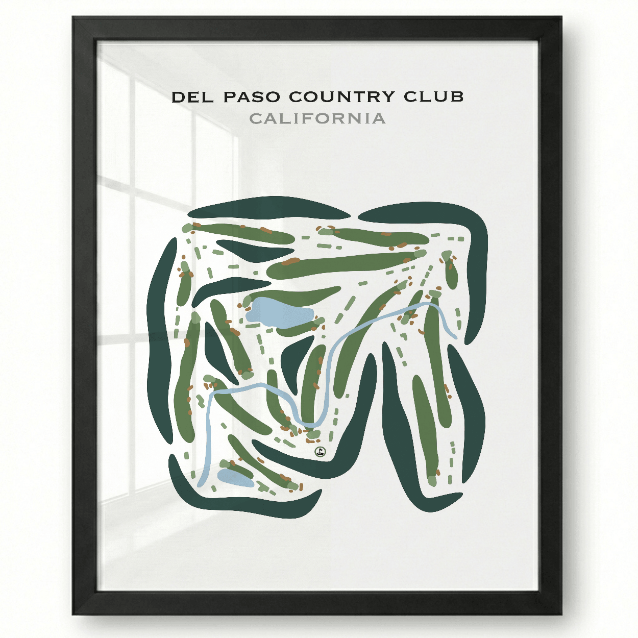 Del Paso Country Club, California - Printed Golf Courses