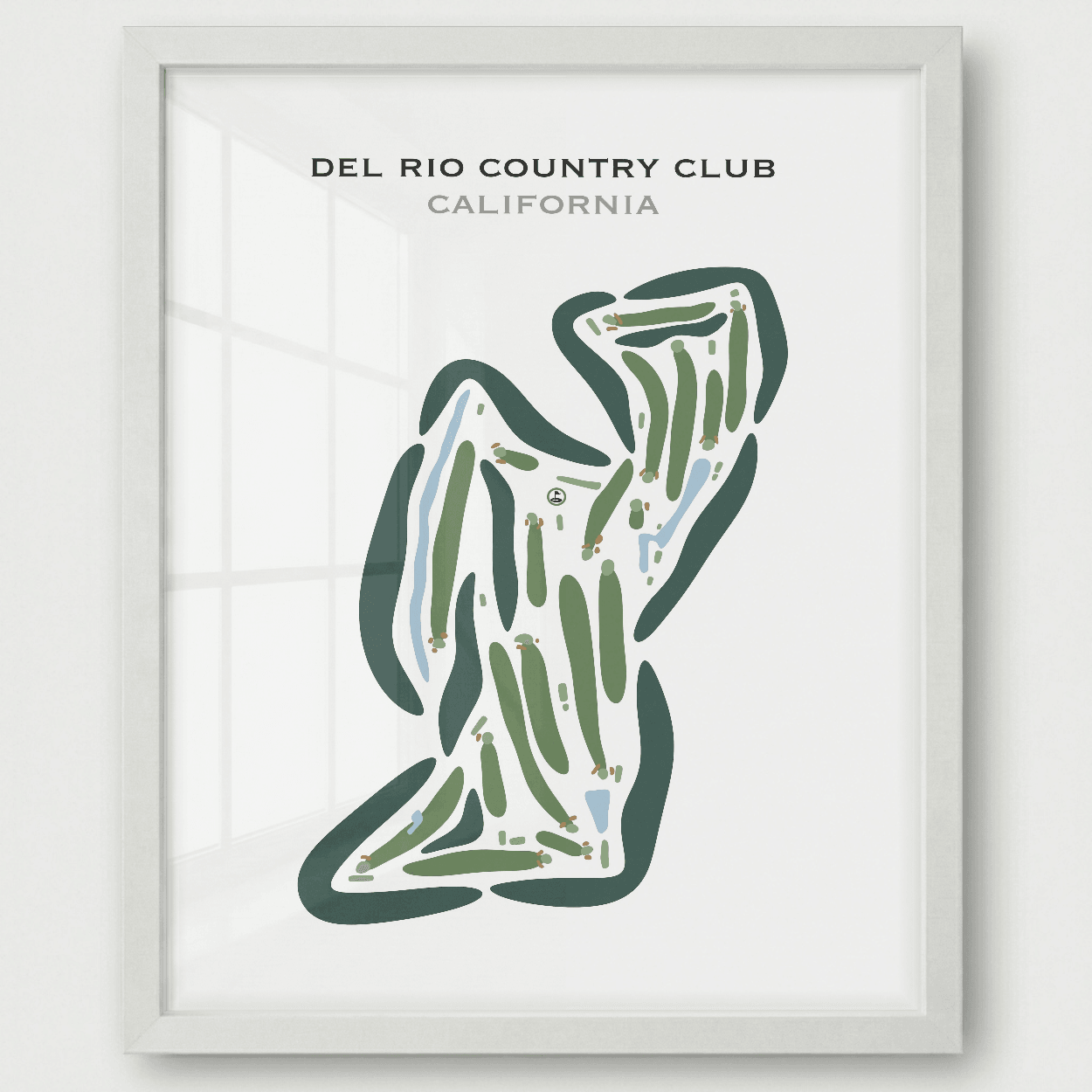 Del Rio Country Club, California - Printed Golf Courses