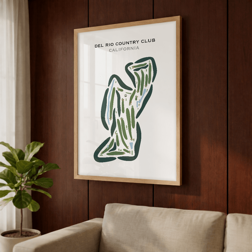 Del Rio Country Club, California - Printed Golf Courses
