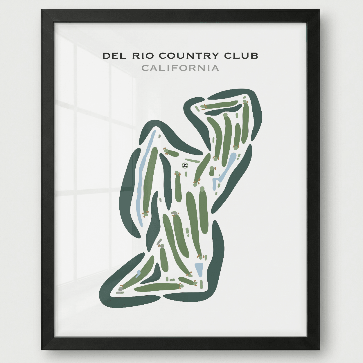 Del Rio Country Club, California - Printed Golf Courses