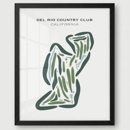 Del Rio Country Club, California - Printed Golf Courses
