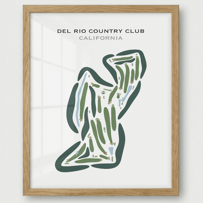 Del Rio Country Club, California - Printed Golf Courses