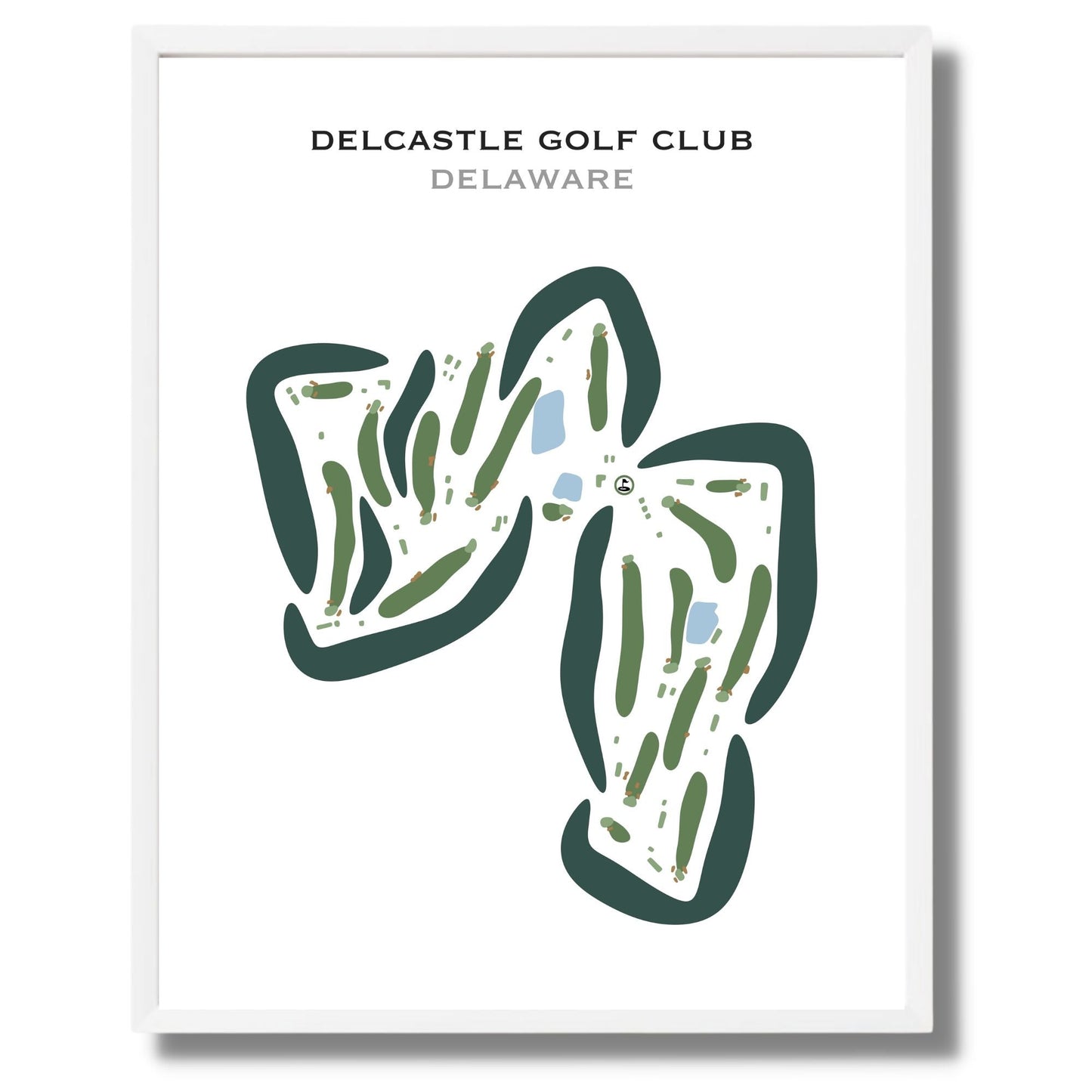 Delcastle Golf Club, Delaware - Printed Golf Courses