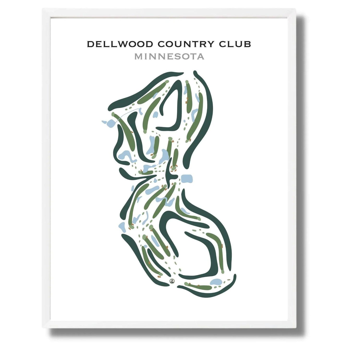 Dellwood Country Club, Minnesota - Printed Golf Courses
