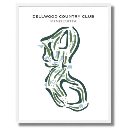 Dellwood Country Club, Minnesota - Printed Golf Courses