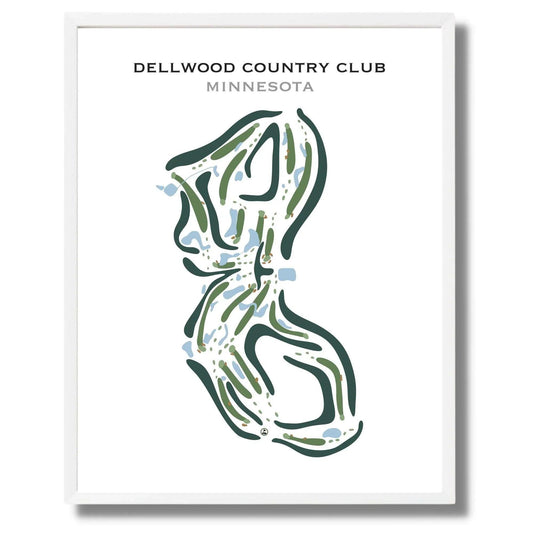 Dellwood Country Club, Minnesota - Printed Golf Courses
