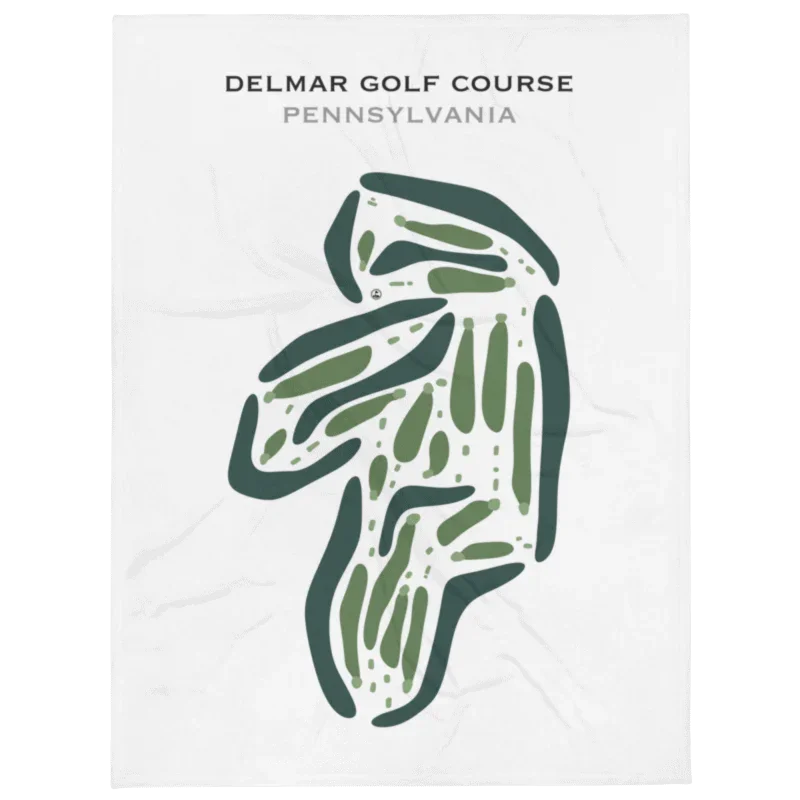 Delmar Golf Course, Pennsylvania - Printed Golf Courses