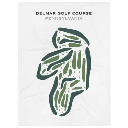 Delmar Golf Course, Pennsylvania - Printed Golf Courses