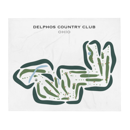 Delphos Country Club, Ohio - Printed Golf Courses