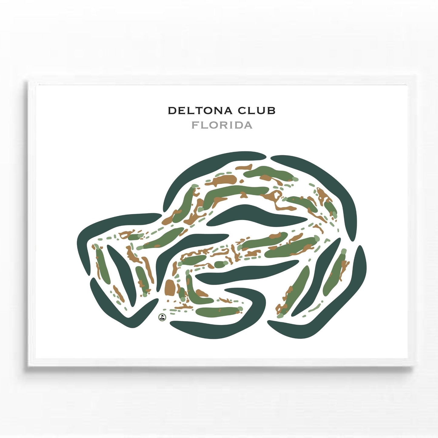 Deltona Club, Florida - Printed Golf Courses