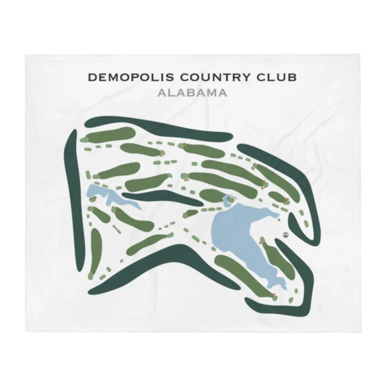 Demopolis Country Club, Alabama - Printed Golf Courses