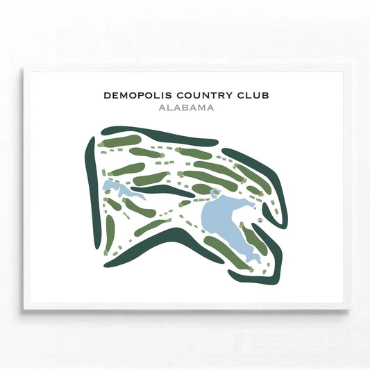 Demopolis Country Club, Alabama - Printed Golf Courses