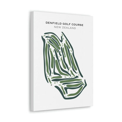 Denfield Golf Course, New Zealand - Printed Golf Courses