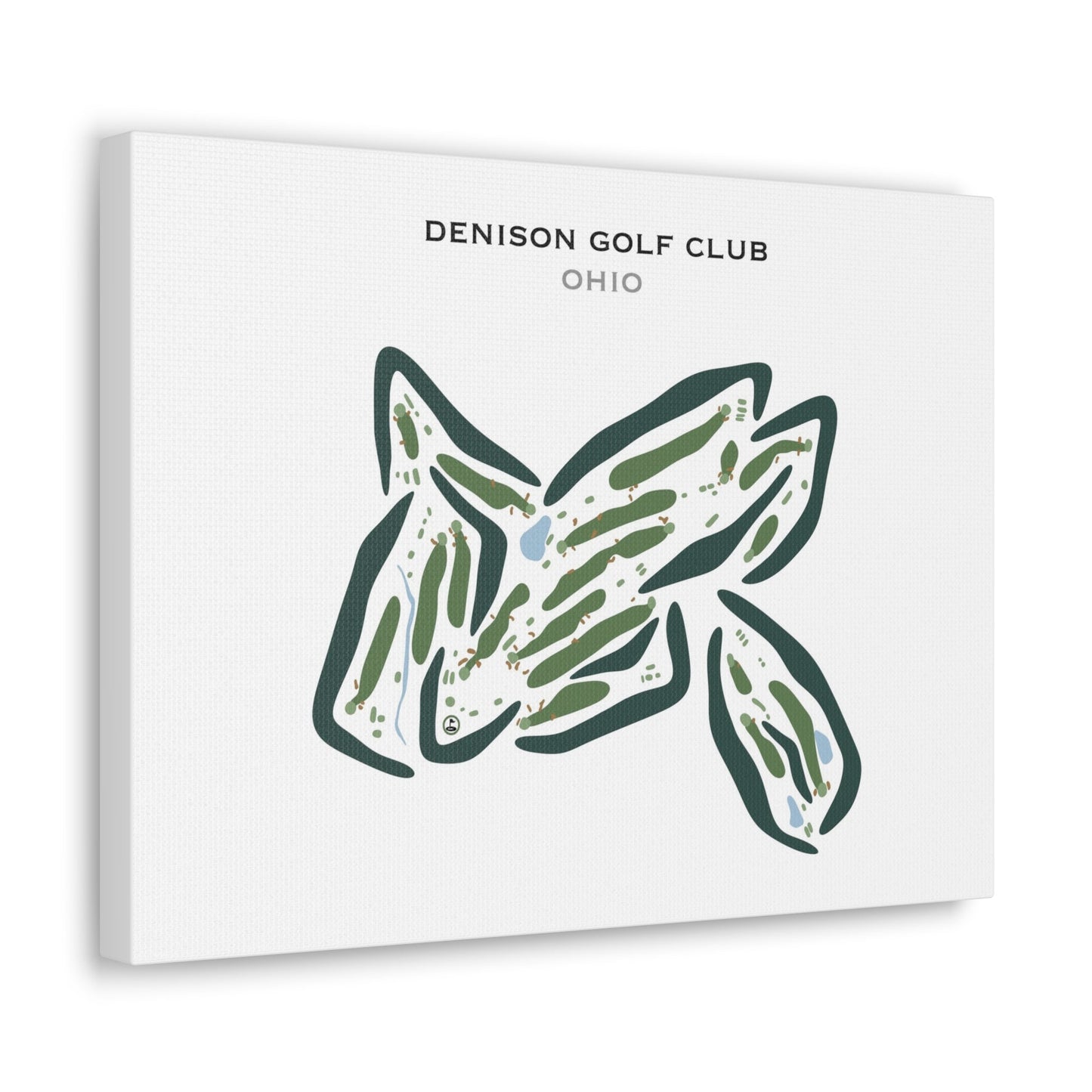 Denison Golf Club, Ohio - Printed Golf Courses