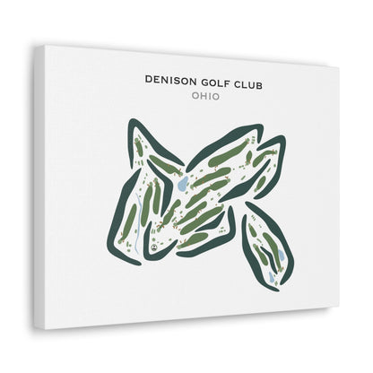 Denison Golf Club, Ohio - Printed Golf Courses