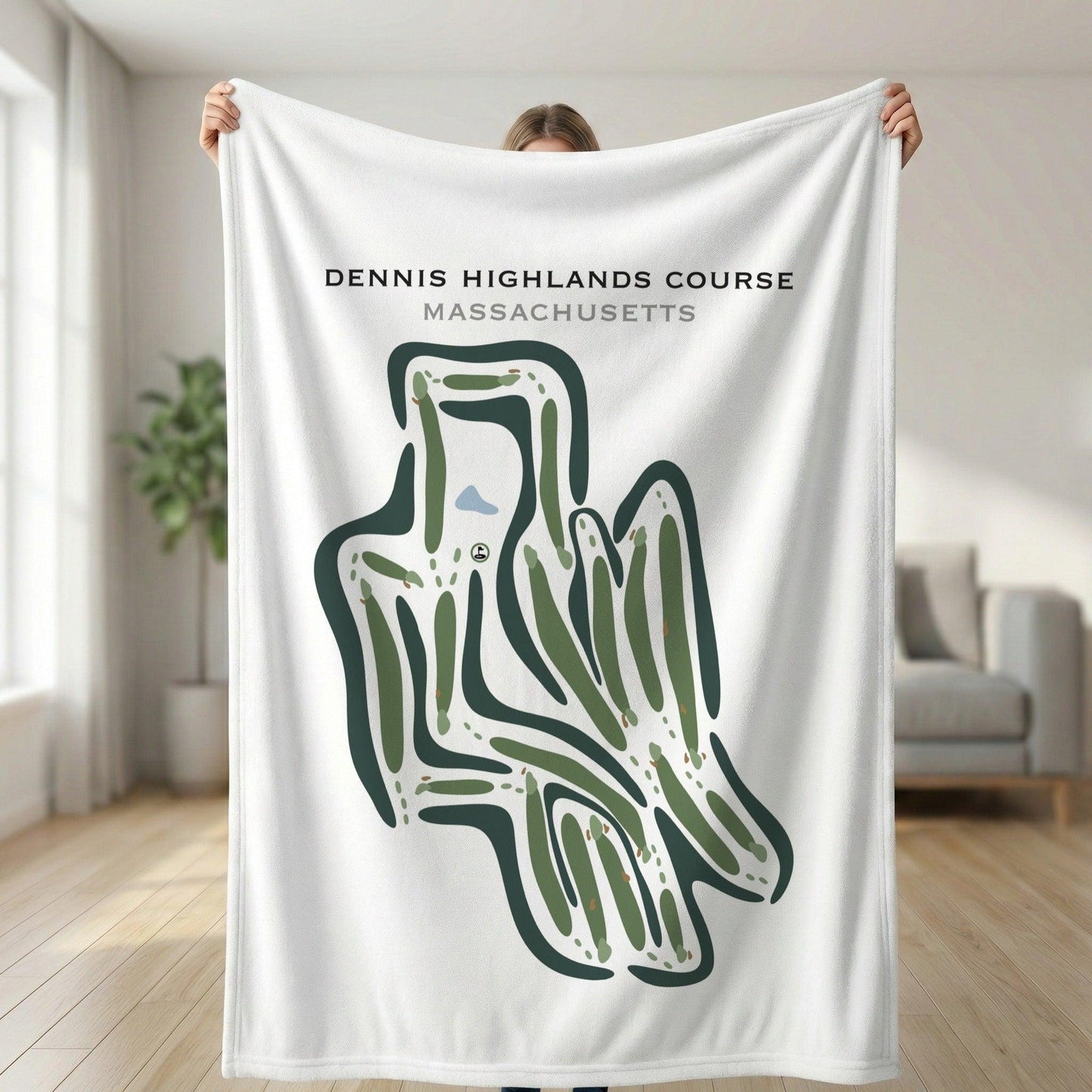 Dennis Highlands Golf Course, Massachusetts - Printed Golf Courses