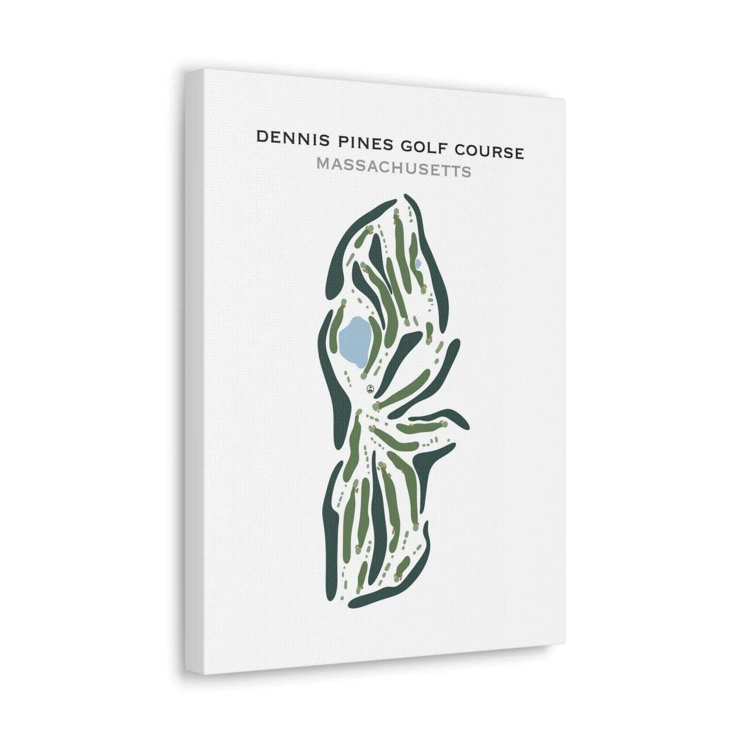 Dennis Pines Golf Course, Massachusetts - Printed Golf Course