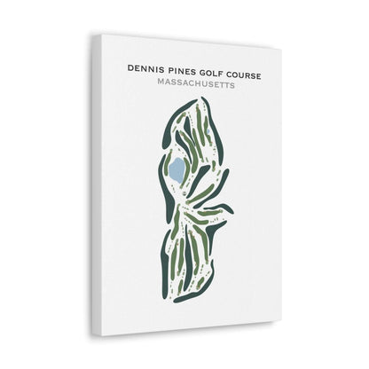 Dennis Pines Golf Course, Massachusetts - Printed Golf Course