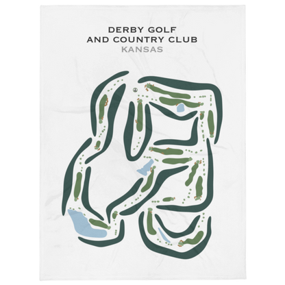 Derby Golf & Country Club, Kansas - Printed Golf Courses