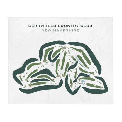 Derryfield Country Club, Manchester, New Hampshire - Printed Golf Course