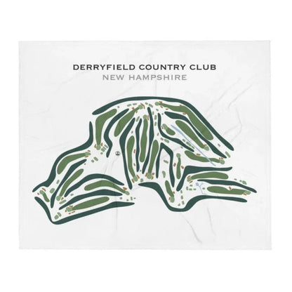 Derryfield Country Club, New Hampshire - Printed Golf Course