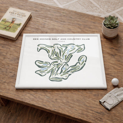 Des Moines Golf & Country Club, Iowa - Printed Golf Courses