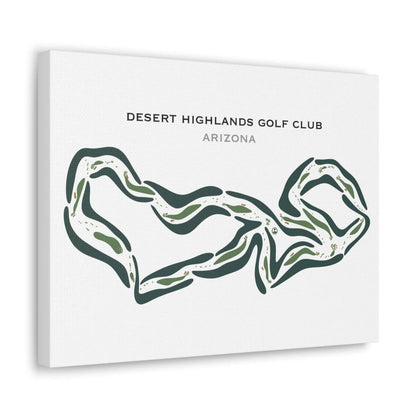 Desert Highlands Golf Club, Arizona - Printed Golf Courses