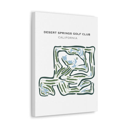 Desert Springs Golf Club, California - Printed Golf Courses