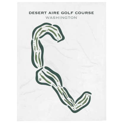 Desert Aire Golf Course, Mattawa, Washington - Printed Golf Courses