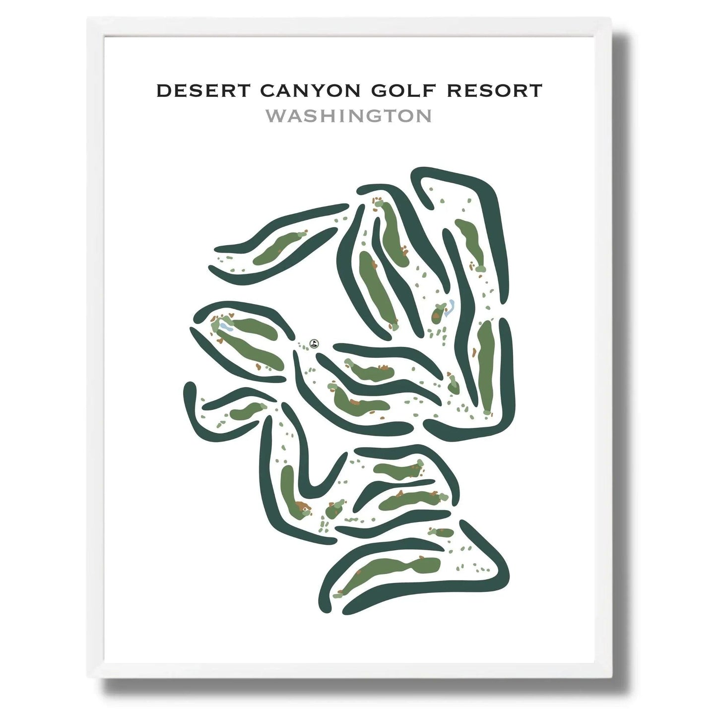 Desert Canyon Golf Resort, Washington - Printed Golf Courses