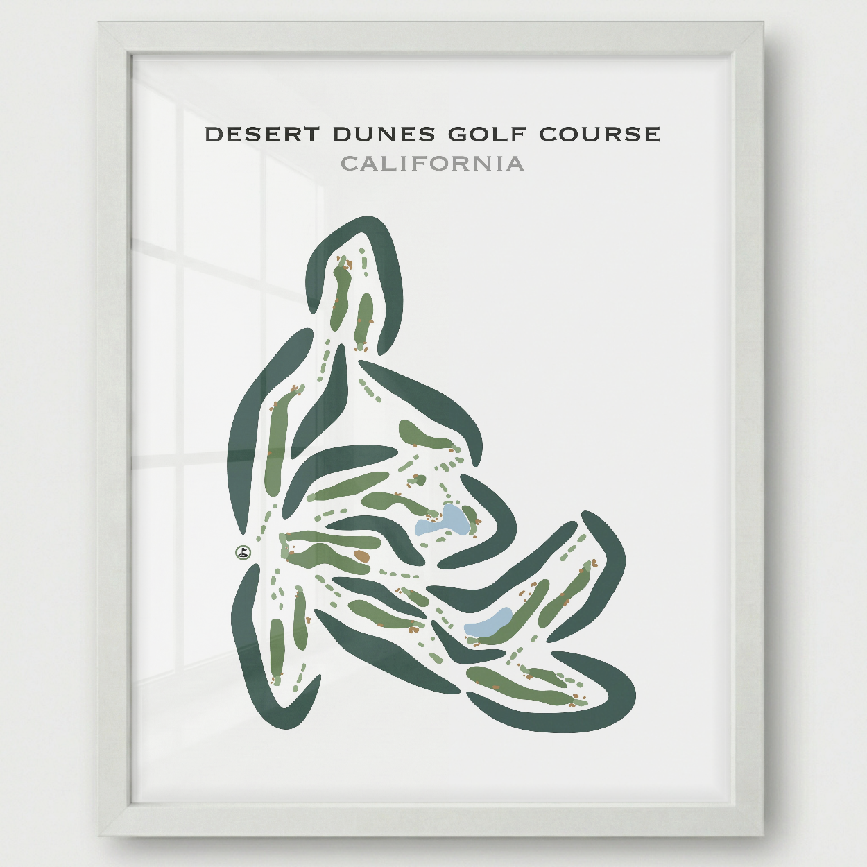 Desert Dunes Golf Course, California - Printed Golf Courses