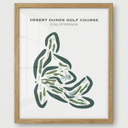 Desert Dunes Golf Course, California - Printed Golf Courses