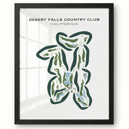 Desert Falls Country Club, California - Printed Golf Course