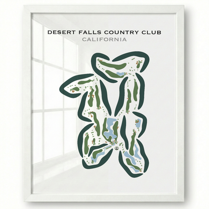 Desert Falls Country Club, California - Printed Golf Course