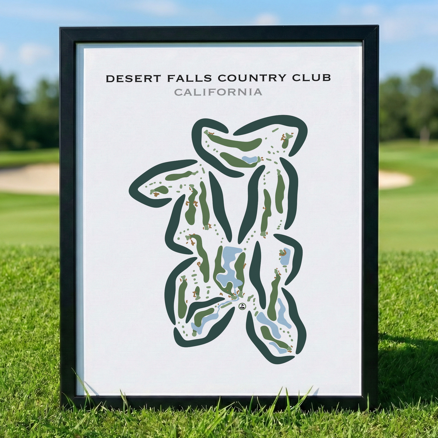 Desert Falls Country Club, California - Printed Golf Course