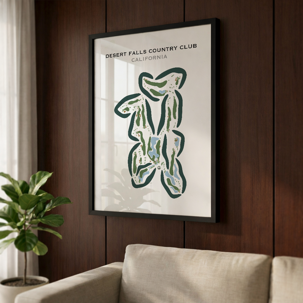 Desert Falls Country Club, California - Printed Golf Course