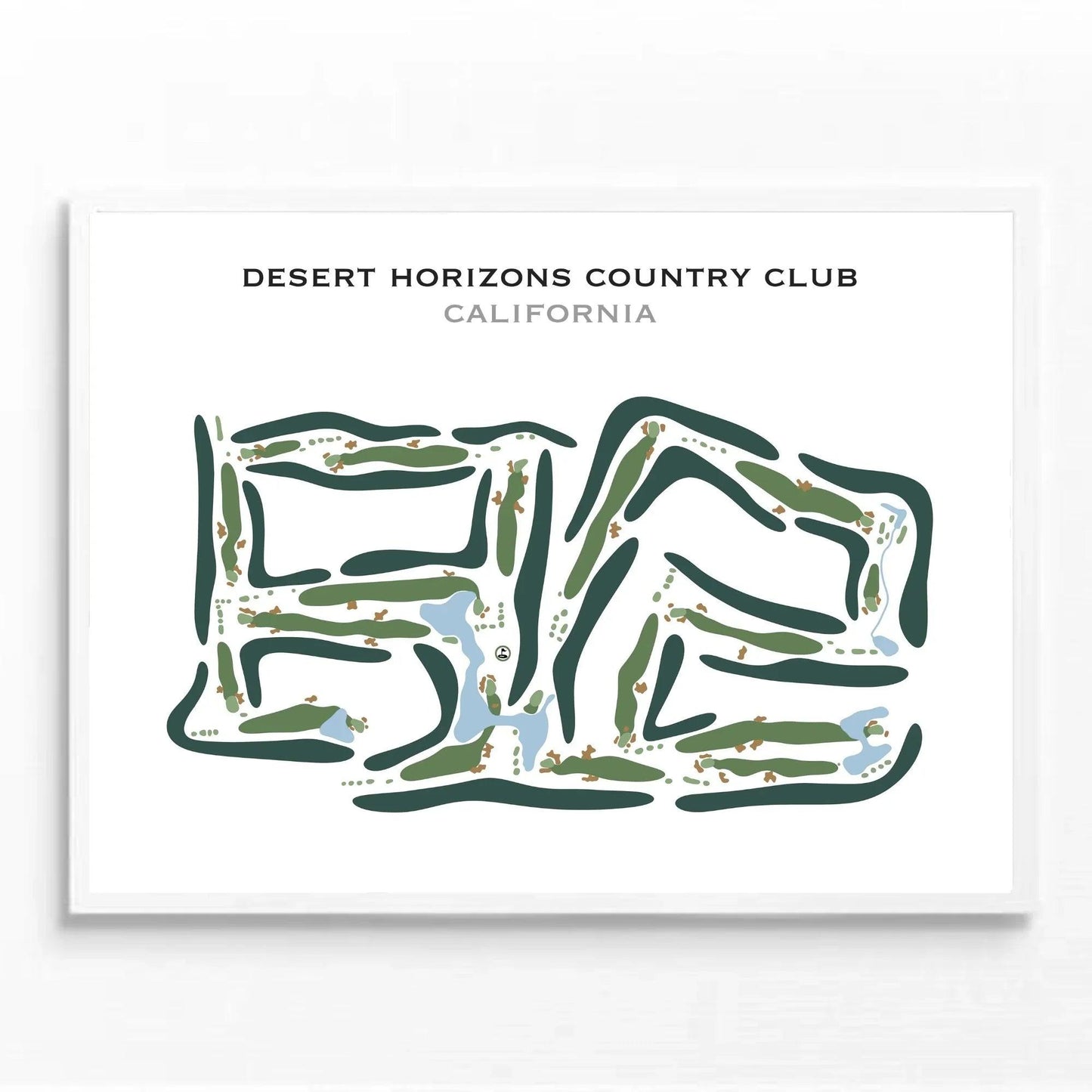 Desert Horizon Country Club, California - Printed Golf Course