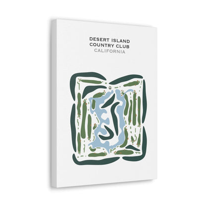 Desert Island Country Club, California - Printed Golf Courses