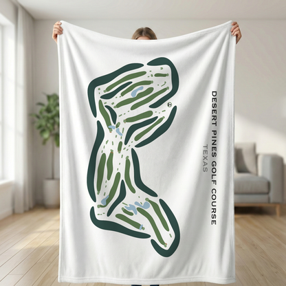 Desert Pines Golf Course, Texas - Printed Golf Courses