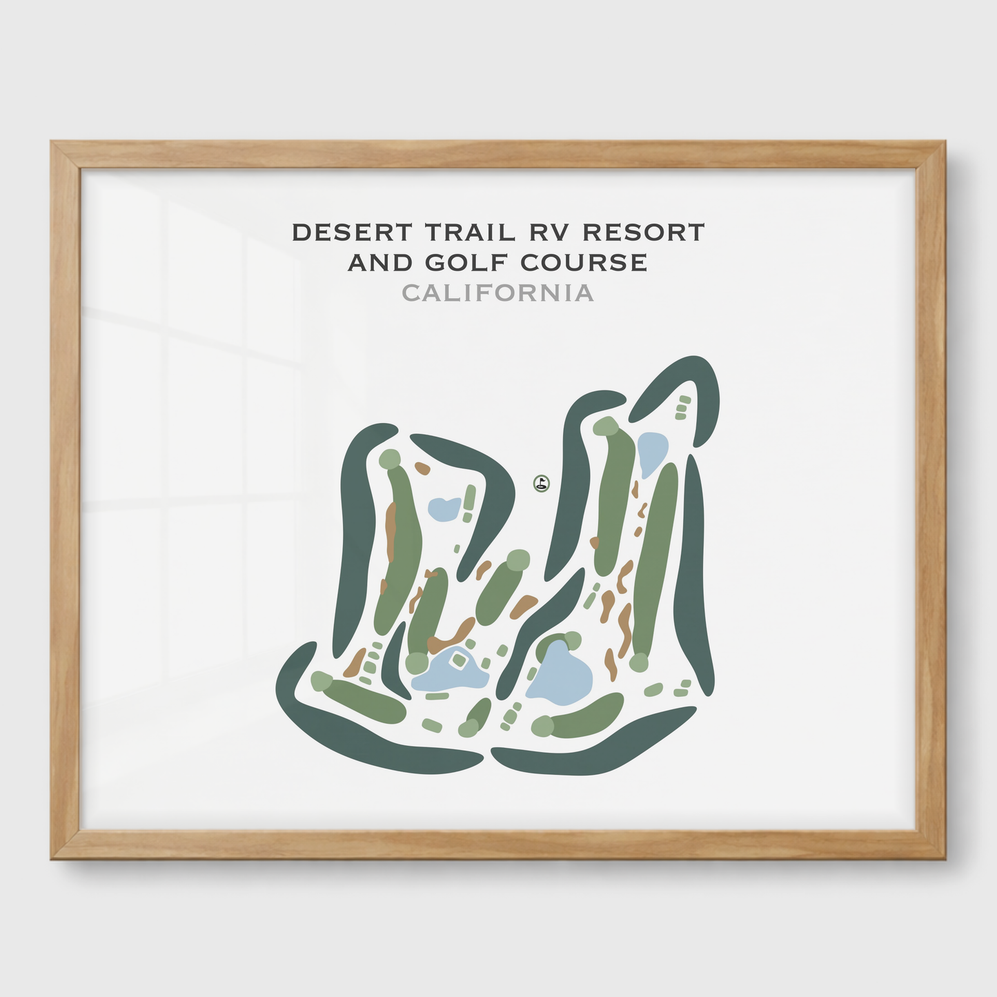 Desert Trail RV Resort & Golf Course, California - Printed Golf Courses