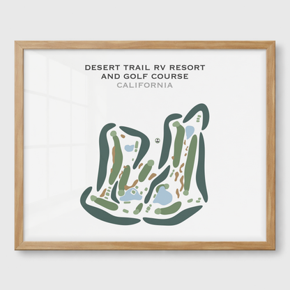 Desert Trail RV Resort & Golf Course, California - Printed Golf Courses