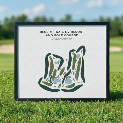 Desert Trail RV Resort & Golf Course, California - Printed Golf Courses