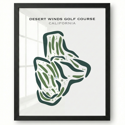 Desert Winds Golf Course, California - Printed Golf Courses