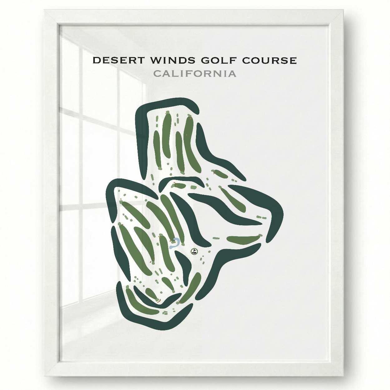 Desert Winds Golf Course, California - Printed Golf Courses