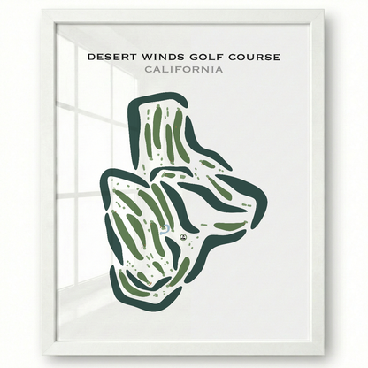 Desert Winds Golf Course, California - Printed Golf Courses